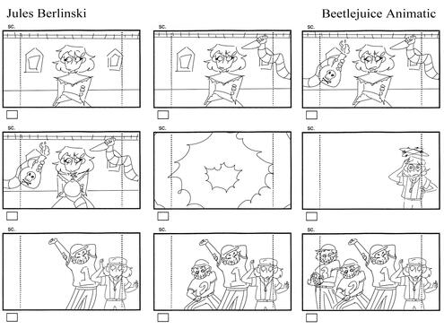 Beetlejuice Animatic Storyboards 2