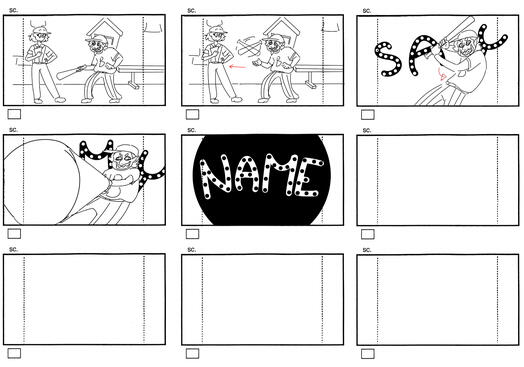 Beetlejuice Animatic Storyboards 4
