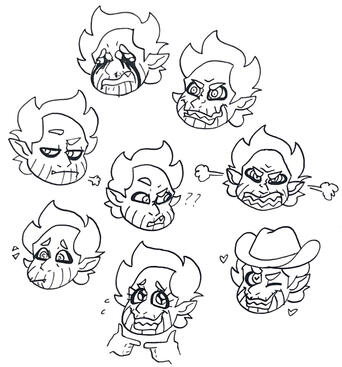 Beetlejuice Expression Sheet
