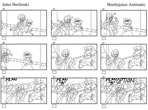 Beetlejuice Animatic Storyboards 1